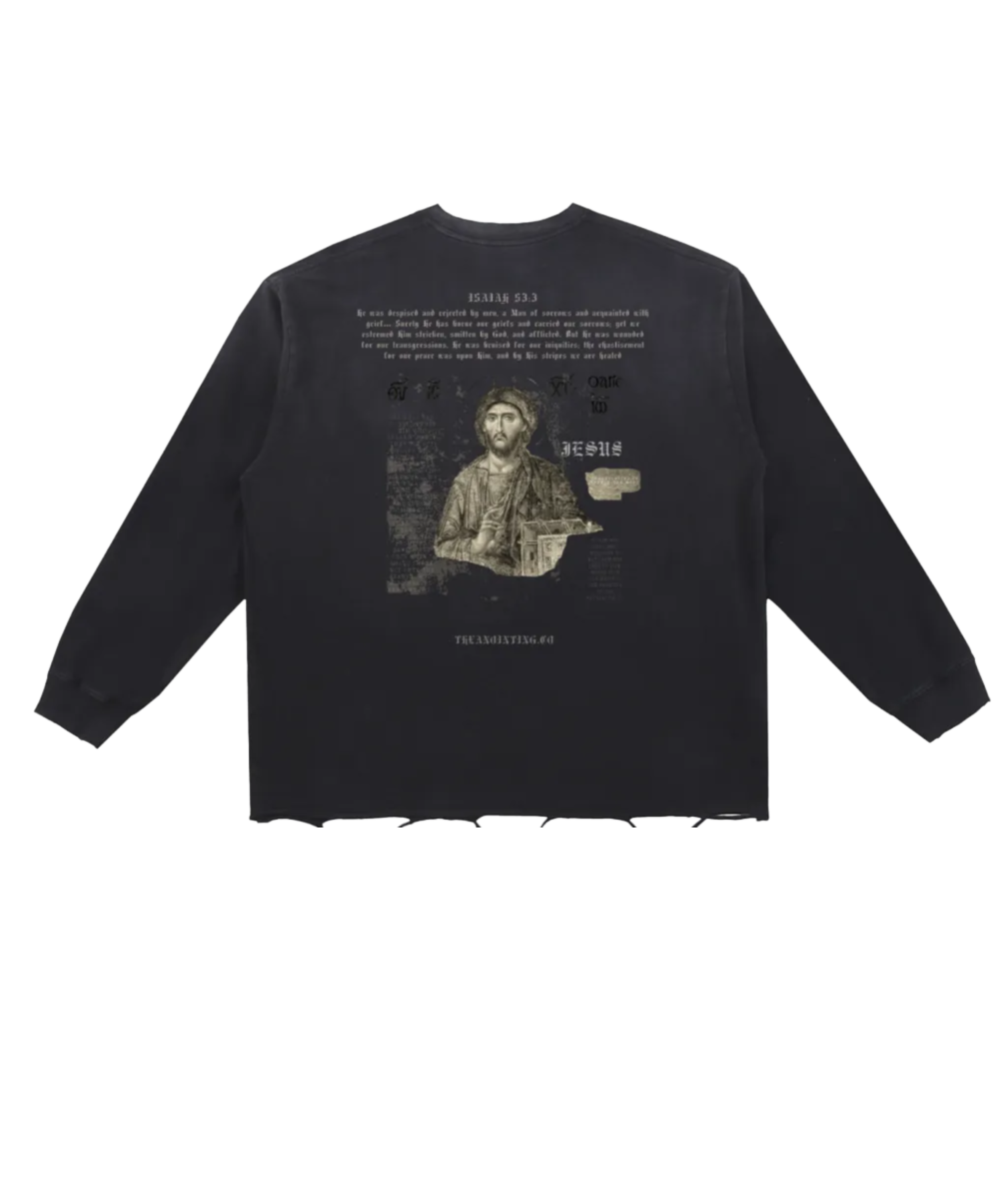 BELIEVE IN THE NARROW WAY CHRISTIAN STREETWEAR LONG SLEEVE T SHIRT BELIEVE IN THE NARROW WAY CHRISTIAN STREETWEAR LONG SLEEVE T SHIRT